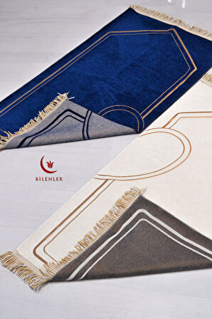 Çiftlere Özel Kalpli Seccade -Eşli Çift Seccade