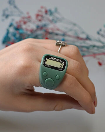 Mini Işıklı Zikirmatik Yeşil