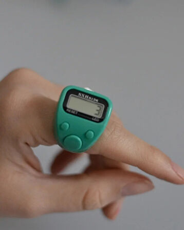 Mini Işıklı Zikirmatik Yeşil