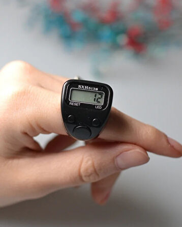 Mini Işıklı Zikirmatik Siyah