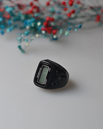 Mini Işıklı Zikirmatik Siyah