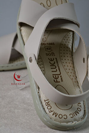 Erkek Çapraz Model Yumuşak Taban Sandalet&Terlik Hac, Umre ve Günlük Kullanıma Uygun