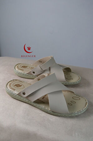 Erkek Çapraz Model Yumuşak Taban Sandalet&Terlik Hac, Umre ve Günlük Kullanıma Uygun