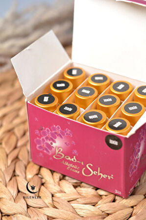 12’li Alkolsüz Fresh Esans Seti – 3 cc’lik Özel Şişelerde (İSKİB)