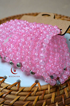 Canlı Renkli Cam Boncuk Bileklik 12 Adet – Her Bileğe Uyumlu, Şık ve Zarif Aksesuar