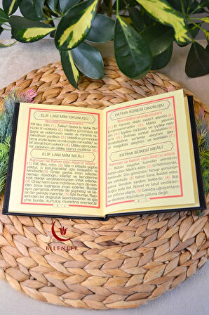 Yasin Kitabı Termoderi Kaplı-Arapça Türkçe Okunuşlu ve Mealli–Mevlid ve Bebek Hediyeliğii (1 Adet)