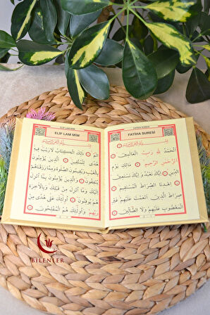 Yasin Kitabı Termoderi Kaplı-Arapça Türkçe Okunuşlu ve Mealli–Mevlid ve Bebek Hediyeliğii (5 Adet)