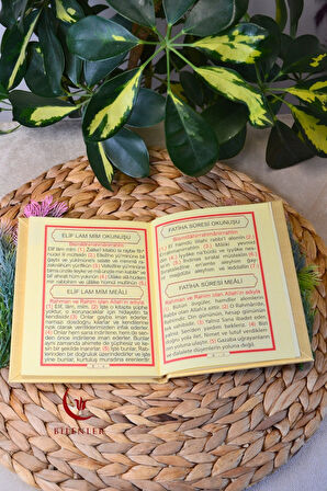 Yasin Kitabı Termoderi Kaplı-Arapça Türkçe Okunuşlu ve Mealli–Mevlid ve Bebek Hediyeliğii (5 Adet)