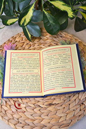 Yasin Kitabı Termoderi Kaplı-Arapça Türkçe Okunuşlu ve Mealli–Mevlid ve Bebek Hediyeliğii (5 Adet)