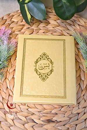 Yasin Kitabı Termoderi Kaplı-Arapça Türkçe Okunuşlu ve Mealli–Mevlid ve Bebek Hediyeliğii (10 Adet)