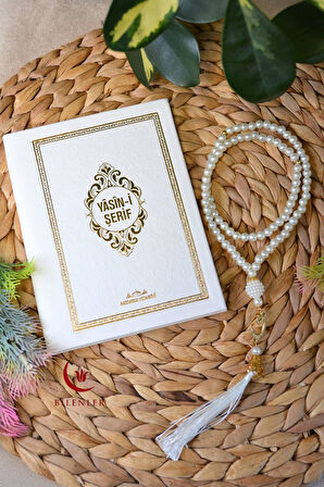 Yasin Tül Kese Termoderi Kaplı-Arapça Türkçe Okunuşlu ve Mealli–Mevlid ve Bebek Hediyeliği (5Adet)