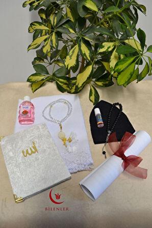 Nikah Hatıra Seti – Kadın ve Erkek İçin Özel Hediye Kutusu | Yasinli ve Tesbihli Nikah Seti