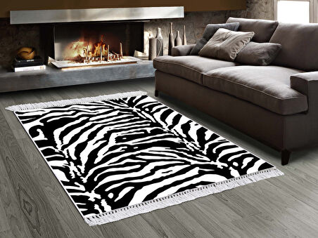 Dekoreko İpek Halı Dijital Saçaklı 2085 Desen 1