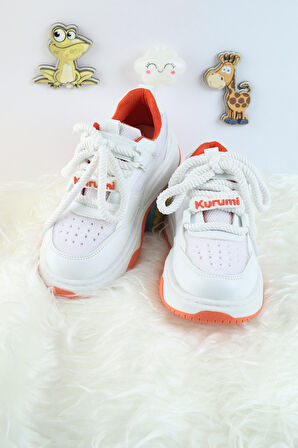 Unisex Çocuk Spor Ayakkabı Kuromi Spor Ayakkabı Özel Tasarım Bağçıklı ve Cırtlı Çocuk Sneaker Spor