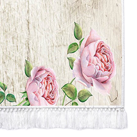 Dekoreko İnci Halı Dijital Saçaklı 1850 Desen 1