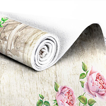 Dekoreko İnci Halı Dijital Saçaklı 1850 Desen 1