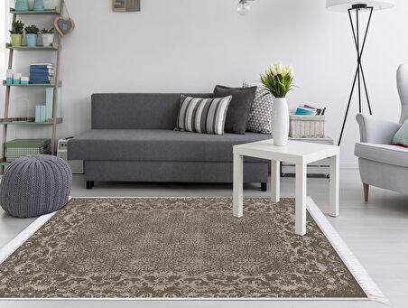 Dekoreko İnci Halı Dijital Saçaklı 2056 Desen 1