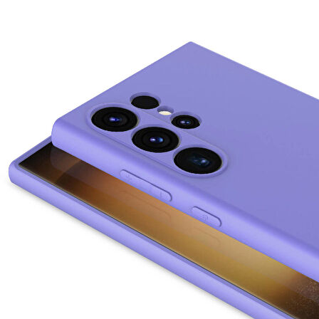 Galaxy S24 Ultra Kılıf Mara Lansman İç Yüzeyi Kadife Kılıf