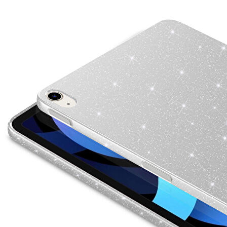 iPad Air 10.9 2020 (4.Nesil) Tablet Koton Işıltılı Parlak Görünümlü Kılıf