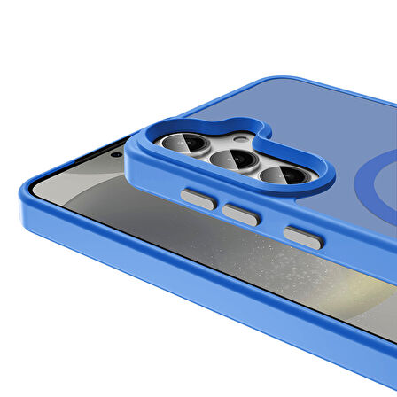 Galaxy S25 Plus Kılıf Magsafe Şarj Özellikli Mat Arka Yüzey Sio Kılıf