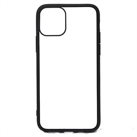 iPhone 12 Mini Kılıf Arkası Şeffaf Kenarları Renkli Endi Kılıf