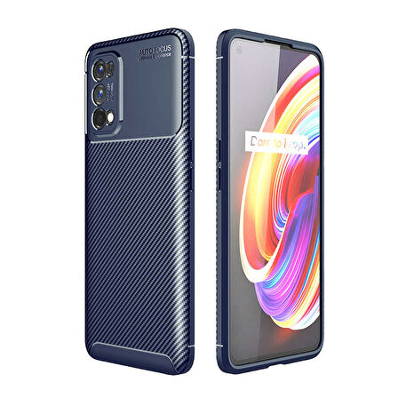 Realme 7 Pro Kılıf Negro Karbon Tasarım Silikon Kılıf