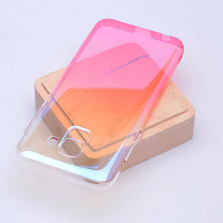 Galaxy J6 Parlak Renk Geçişli Kılıf