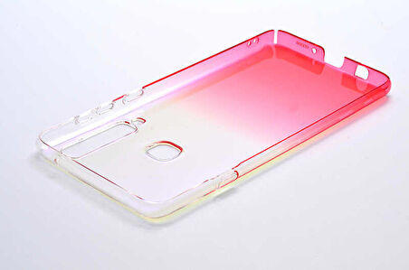 Galaxy A9 2018 Kılıf Parlak Renk Geçişli Kılıf