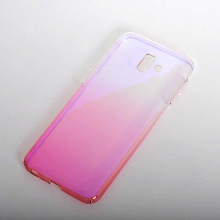 Galaxy J6 Plus Kılıf Parlak Renk Geçişli Kılıf