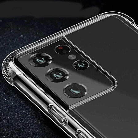 Galaxy S21 Ultra Kılıf Zore Nitro Anti Shock Silikon Kılıf