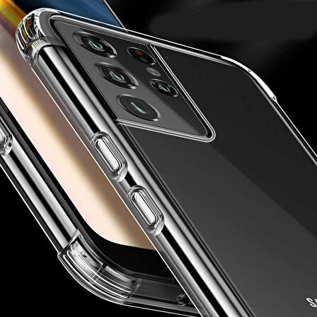 Galaxy S21 Ultra Kılıf Zore Nitro Anti Shock Silikon Kılıf