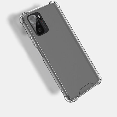 Xiaomi Redmi Note 10S Kılıf Zore Nitro Anti Shock Silikon Kılıf