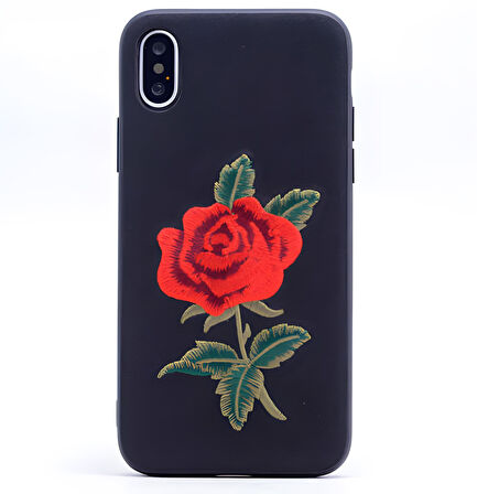 iPhone X / XS Kılıf Zore Rose Kılıf