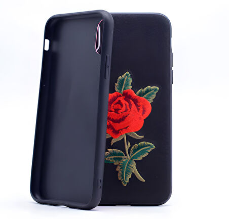 iPhone X / XS Kılıf Zore Rose Kılıf