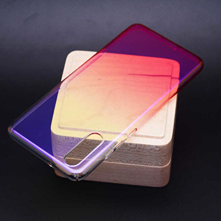 Huawei P20 Kılıf Parlak Renk Geçişli Kılıf