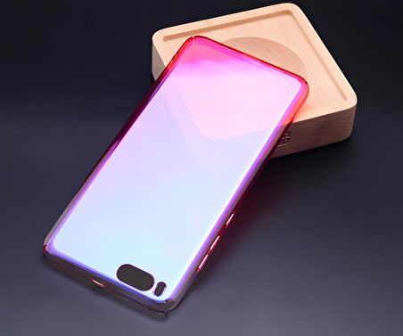 Xiaomi Mi Note 3 Kılıf Parlak Renk Geçişli Kılıf