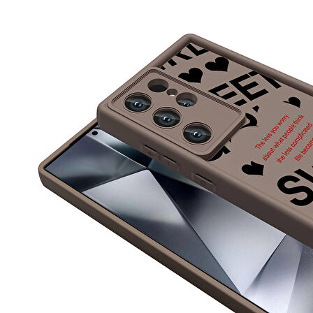 Galaxy S24 Ultra Kılıf Kamera Korumalı Baskılı Arka Yüzey Klas Kılıf
