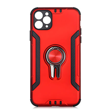 iPhone 11 Pro Max Kılıf Stand Olma Özellikli Araç Tutuculu Ko ko Kılıf