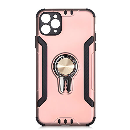 iPhone 11 Pro Max Kılıf Stand Olma Özellikli Araç Tutuculu Ko ko Kılıf