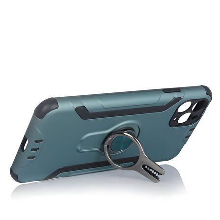 iPhone 11 Pro Max Kılıf Stand Olma Özellikli Araç Tutuculu Ko ko Kılıf