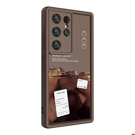 Galaxy S23 Ultra Kılıf Kamera Korumalı Baskılı Arka Yüzey Klas Kılıf