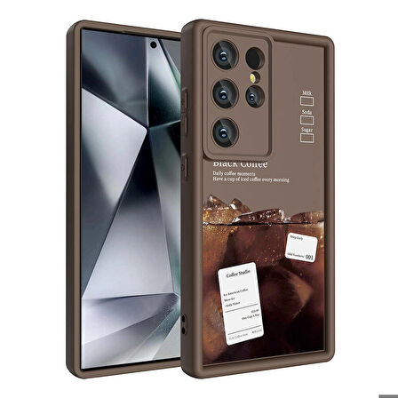Galaxy S23 Ultra Kılıf Kamera Korumalı Baskılı Arka Yüzey Klas Kılıf
