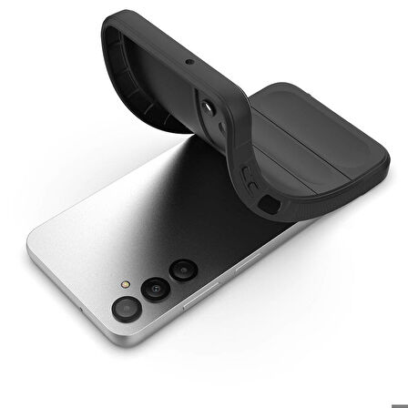 Galaxy A05S Kılıf Esnek TPU Oyuklu Arka Yüzey Tasarımlı Etnik Silikon Kılıf