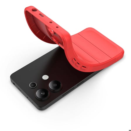 Xiaomi Redmi Note 13 4G Uyumlu Kılıf Esnek TPU Oyuklu Arka Yüzey Tasarımlı Etnik Silikon Uyumlu Kılıf