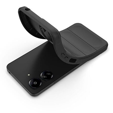 Xiaomi Redmi 13C Kılıf Esnek TPU Oyuklu Arka Yüzey Tasarımlı Etnik Silikon Kılıf