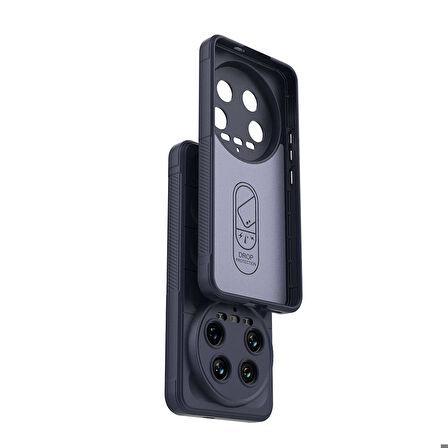 Xiaomi Mi 14 Ultra Uyumlu Kılıf Esnek TPU Oyuklu Arka Yüzey Tasarımlı Etnik Silikon Uyumlu Kılıf