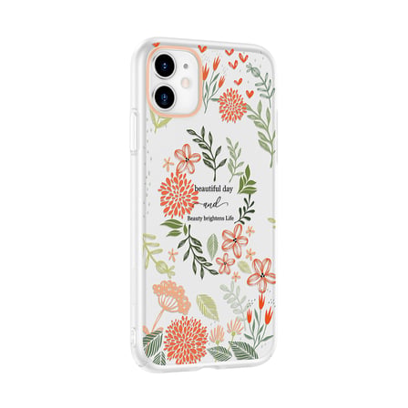 iPhone 11 Kılıf Kamera Korumalı Desenli Klip Kılıf Beautiful