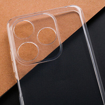 Tecno Spark 10 4G Kılıf Şeffaf İnce ve Esnek Süper Silikon Kılıf