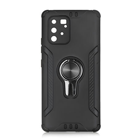 Galaxy A91 (S10 Lite) Kılıf Stand Olma Özellikli Araç Tutuculu Ko ko Kılıf