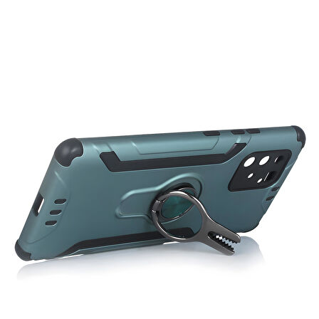 Galaxy A91 (S10 Lite) Kılıf Stand Olma Özellikli Araç Tutuculu Ko ko Kılıf